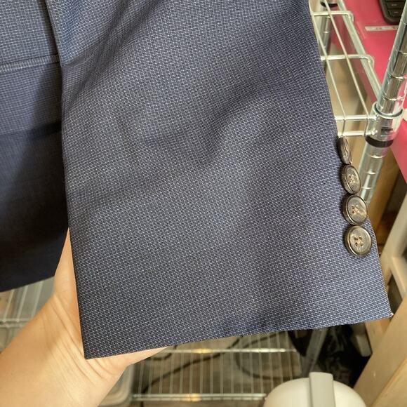 Lauren Ralph Lauren Men's Navy Wool Blazer Est. Size 46 Career Classic Old Money - Picture 10 of 12